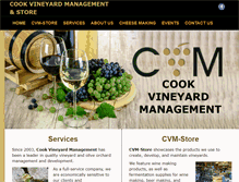 Tablet Screenshot of cvmgrapes.com